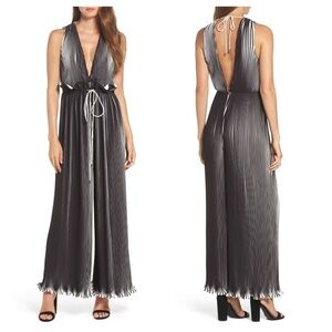 C/Meo Collective Dream Chaser Pleated Jumpsuit Small